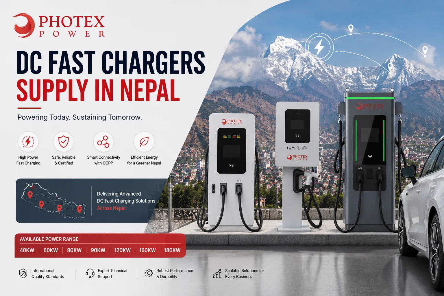 DC Fast Chargers Supply in Nepal
